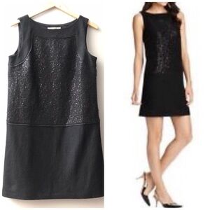 LOFT Sequin Top Shift Dress